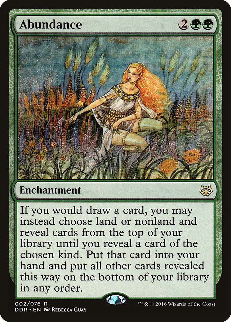 Abundance — Duel Decks: Nissa vs. Ob Nixilis — Magic: The Gathering