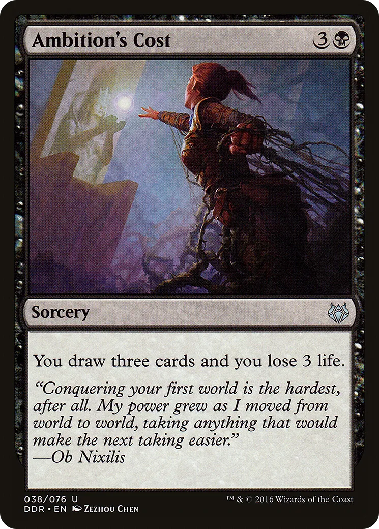 Ambition's Cost — Duel Decks: Nissa vs. Ob Nixilis — Magic: The Gathering