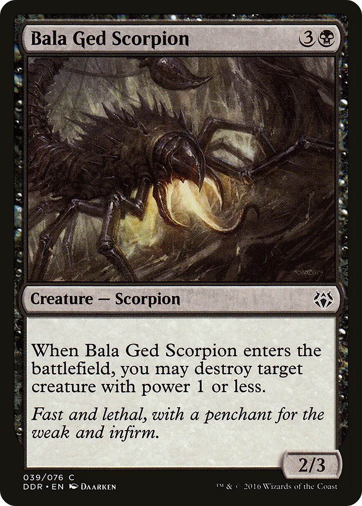 Scorpion de Bala Ged — Duel Decks: Nissa vs. Ob Nixilis — Magic: The Gathering