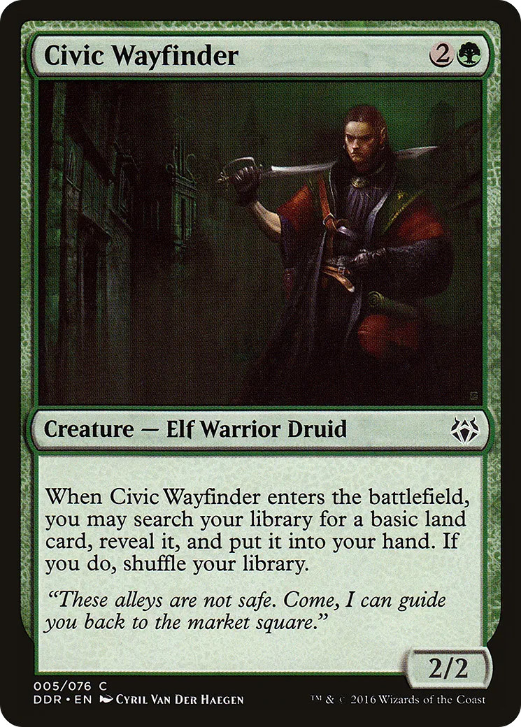 Civic Wayfinder — Duel Decks: Nissa vs. Ob Nixilis — Magic: The Gathering