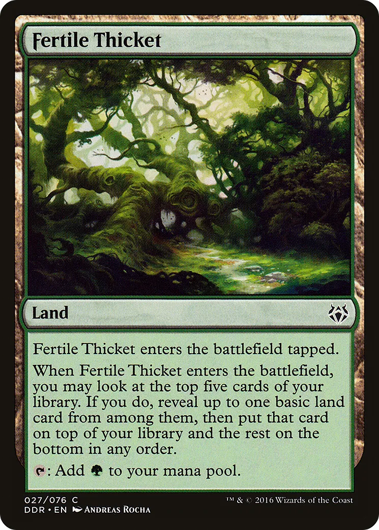 Fertile Thicket — Duel Decks: Nissa vs. Ob Nixilis — Magic: The Gathering