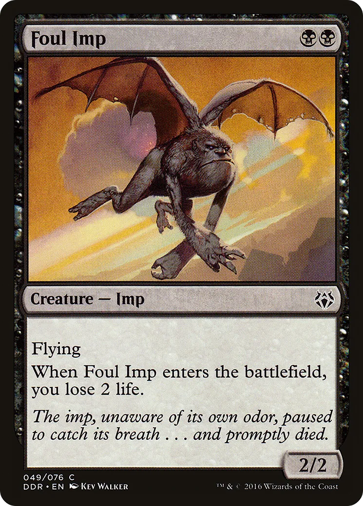 Foul Imp — Duel Decks: Nissa vs. Ob Nixilis — Magic: The Gathering