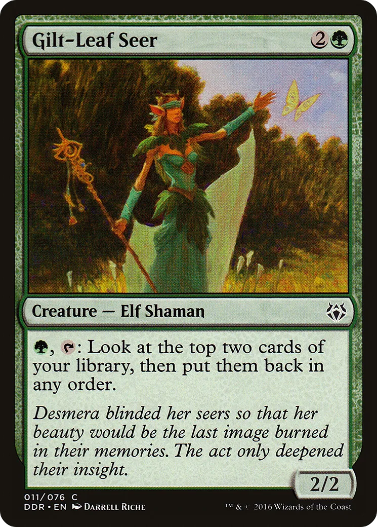 Gilt-Leaf Seer — Duel Decks: Nissa vs. Ob Nixilis — Magic: The Gathering
