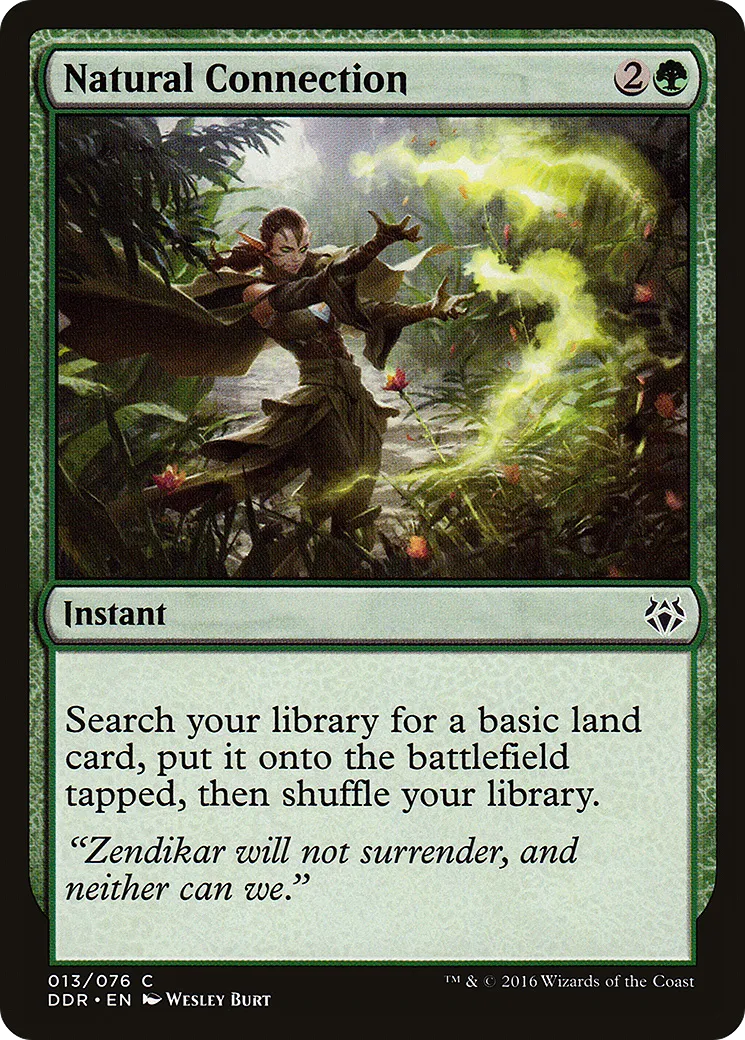Natural Connection — Duel Decks: Nissa vs. Ob Nixilis — Magic: The Gathering