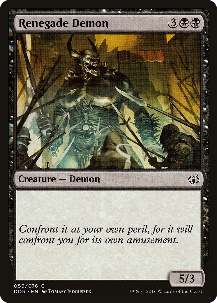 Démon renégat — Duel Decks: Nissa vs. Ob Nixilis — Magic: The Gathering