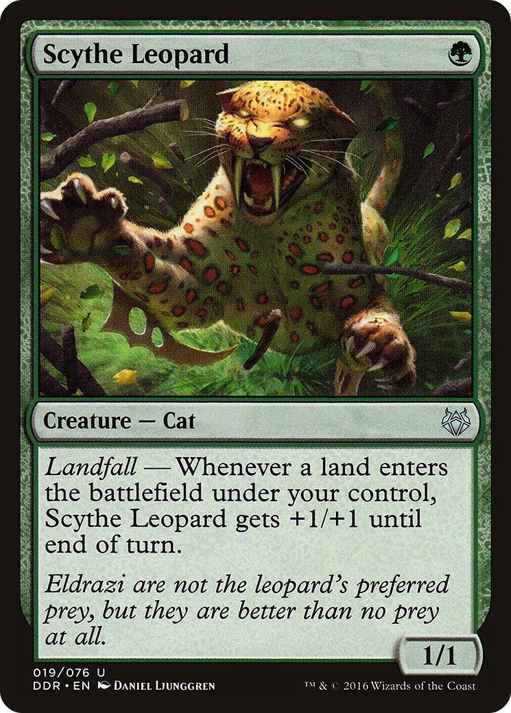 Scythe Leopard — Duel Decks: Nissa vs. Ob Nixilis — Magic: The Gathering