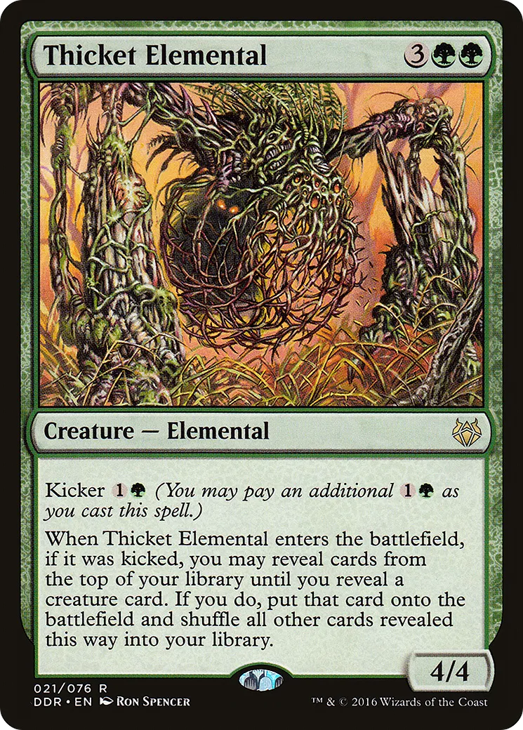 Élémental des halliers — Duel Decks: Nissa vs. Ob Nixilis — Magic: The Gathering