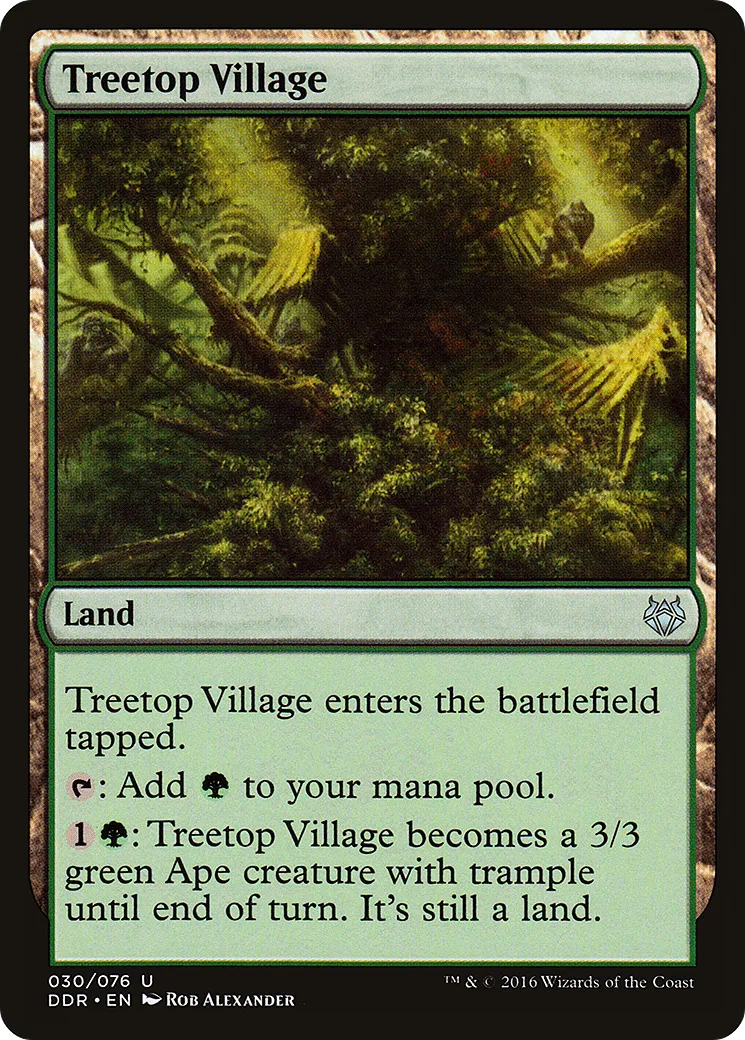 Treetop Village — Duel Decks: Nissa vs. Ob Nixilis — Magic: The Gathering