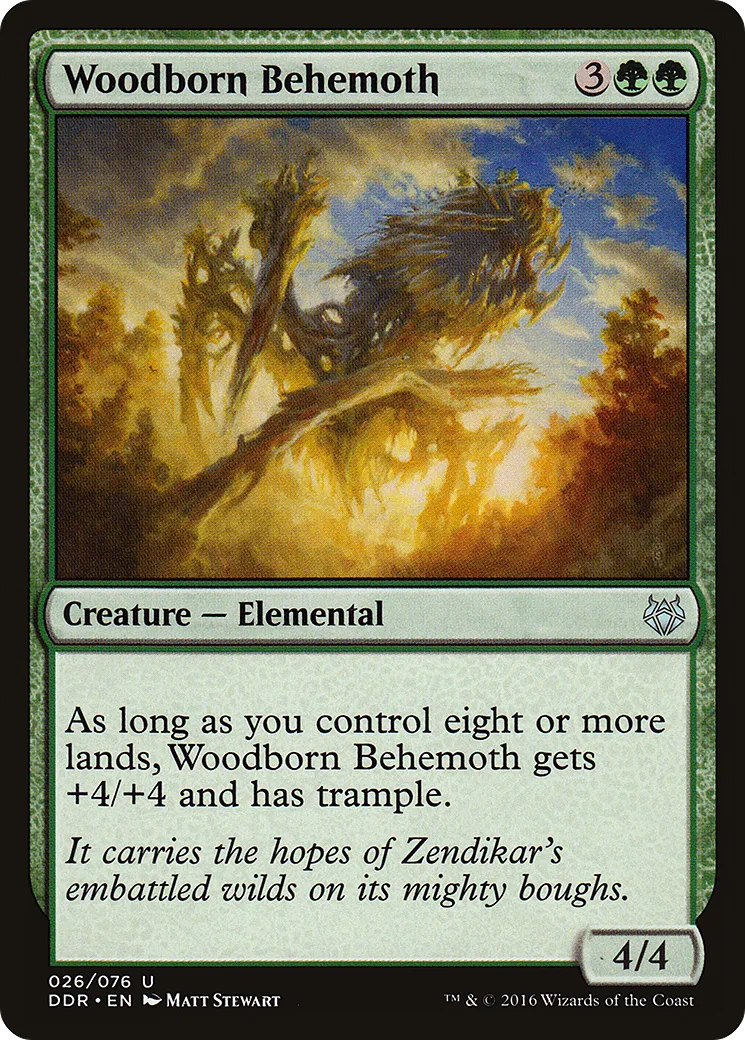 Woodborn Behemoth — Duel Decks: Nissa vs. Ob Nixilis — Magic: The Gathering