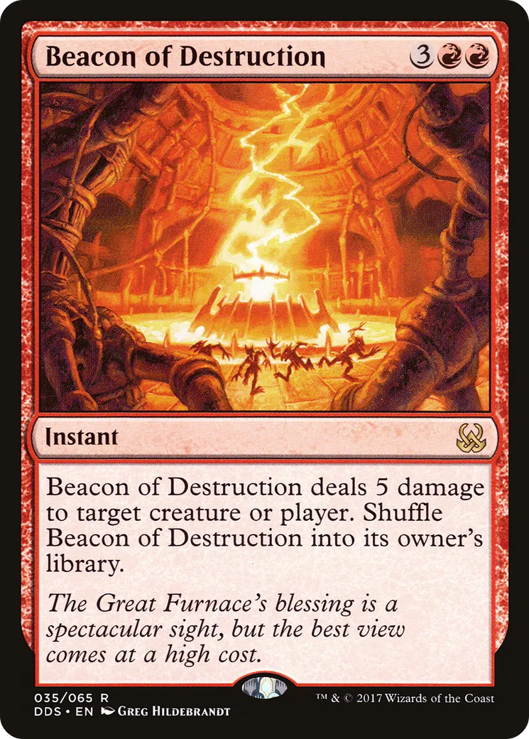 Flambeau de la Destruction — Duel Decks: Mind vs. Might — Magic: The Gathering