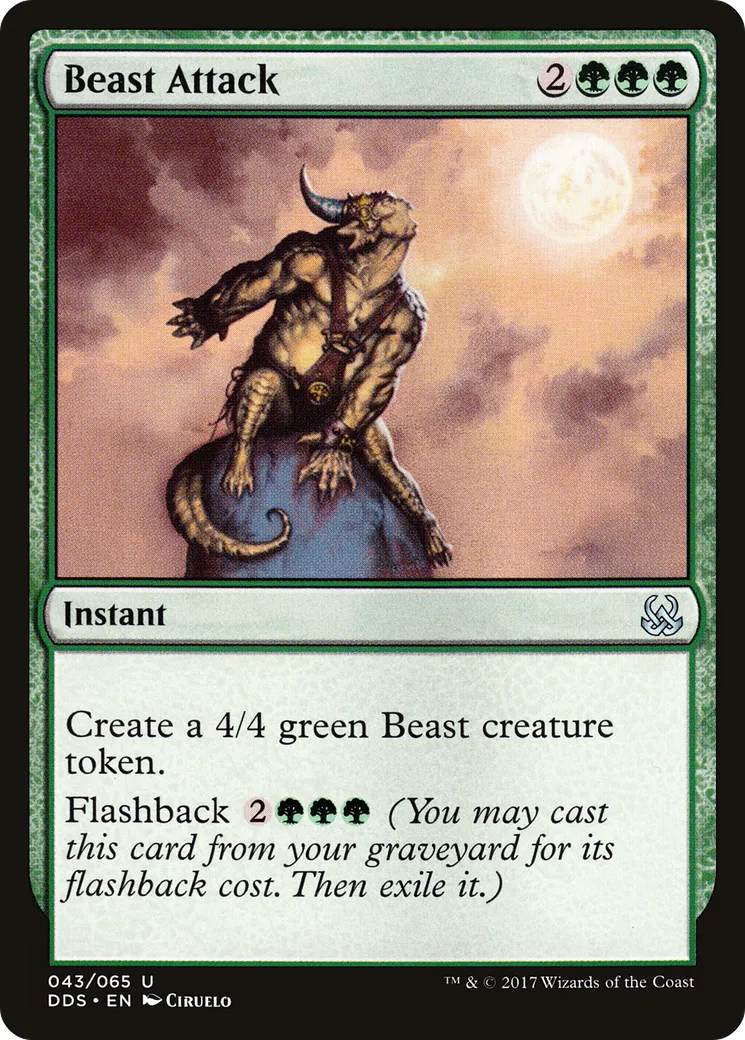Attaque de la bête — Duel Decks: Mind vs. Might — Magic: The Gathering