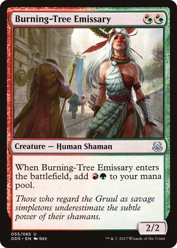 Burning-Tree Emissary — Duel Decks: Mind vs. Might — Magic: The Gathering