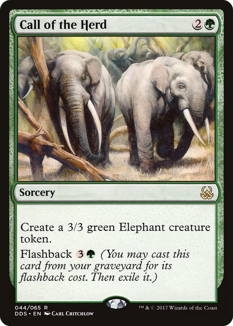 Call of the Herd from Duel Decks: Mind vs. Might - Magic: The Gathering