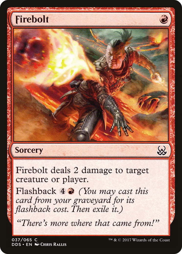 Firebolt — Duel Decks: Mind vs. Might — Magic: The Gathering