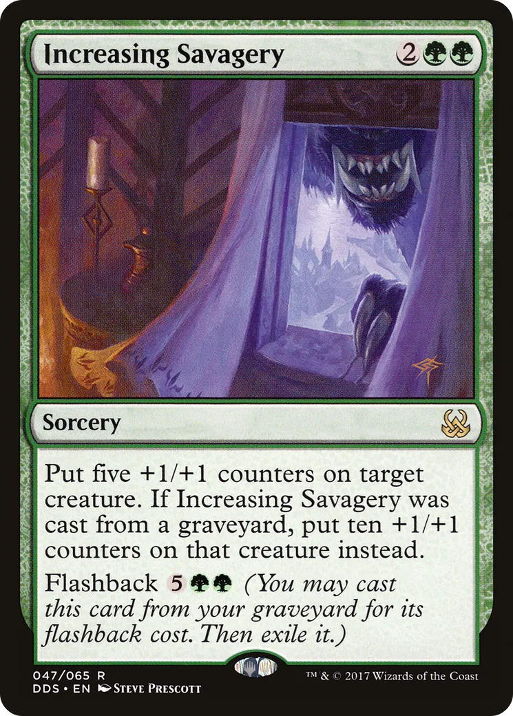Increasing Savagery — Duel Decks: Mind vs. Might — Magic: The Gathering