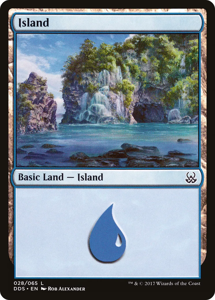 Island — Duel Decks: Mind vs. Might — Magic: The Gathering