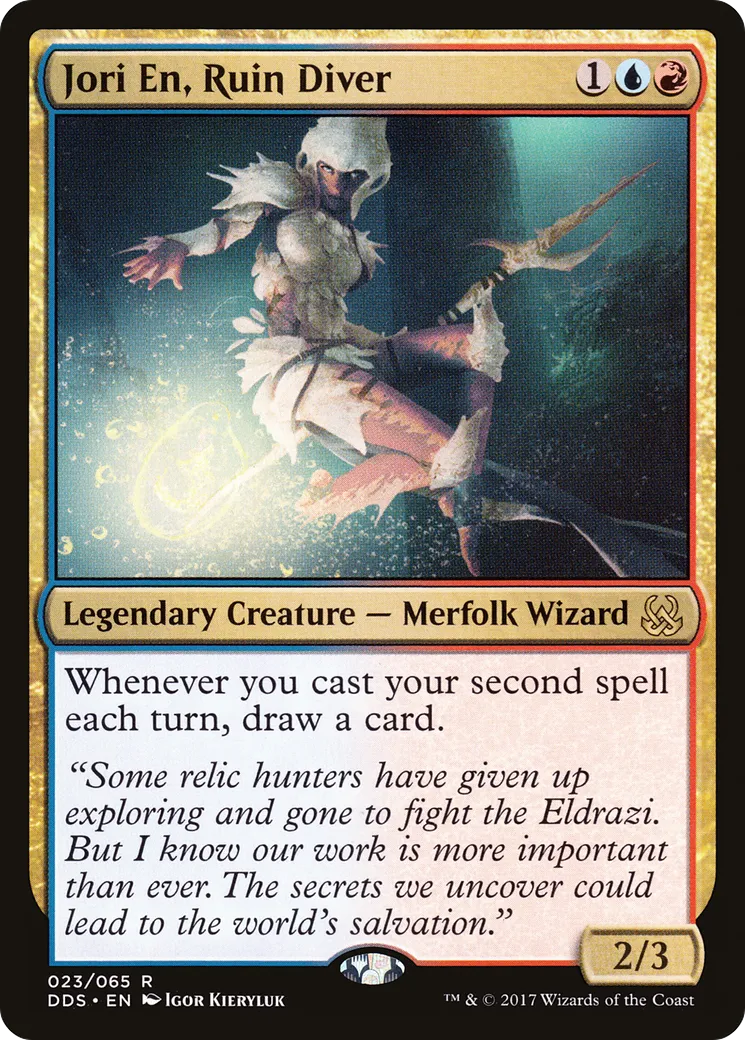 Jori En, plongeuse des ruines — Duel Decks: Mind vs. Might — Magic: The Gathering
