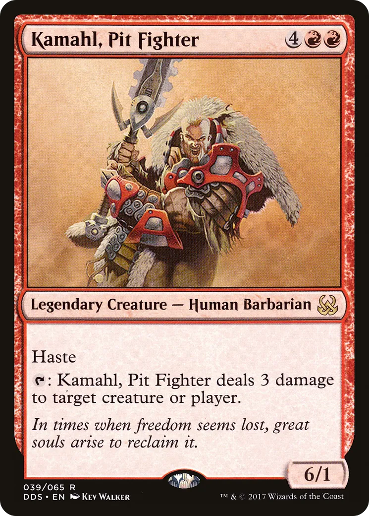 Kamahl, Pit Fighter — Duel Decks: Mind vs. Might — Magic: The Gathering