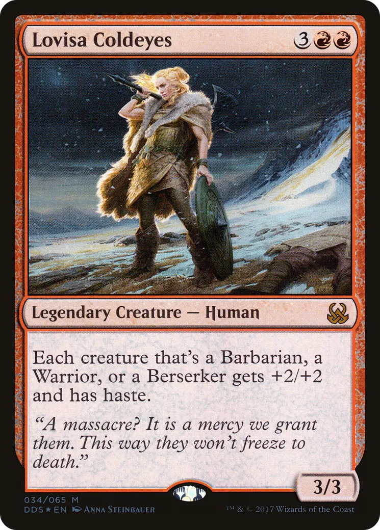 Lovisa Coldeyes — Duel Decks: Mind vs. Might — Magic: The Gathering