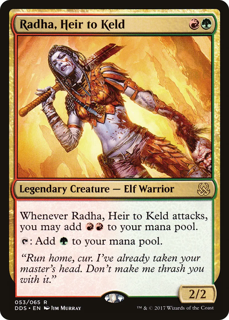 Radha, Heir to Keld — Duel Decks: Mind vs. Might — Magic: The Gathering