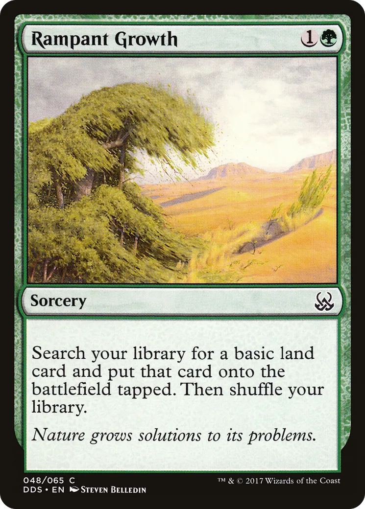 Croissance luxuriante — Duel Decks: Mind vs. Might — Magic: The Gathering