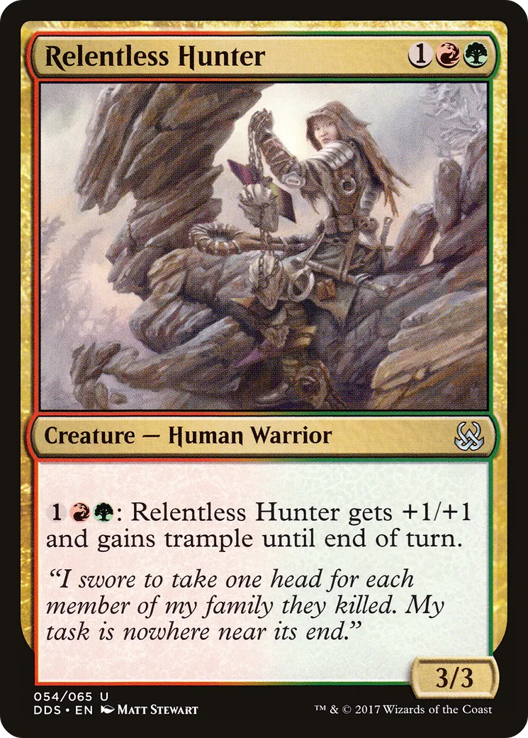 Relentless Hunter — Duel Decks: Mind vs. Might — Magic: The Gathering