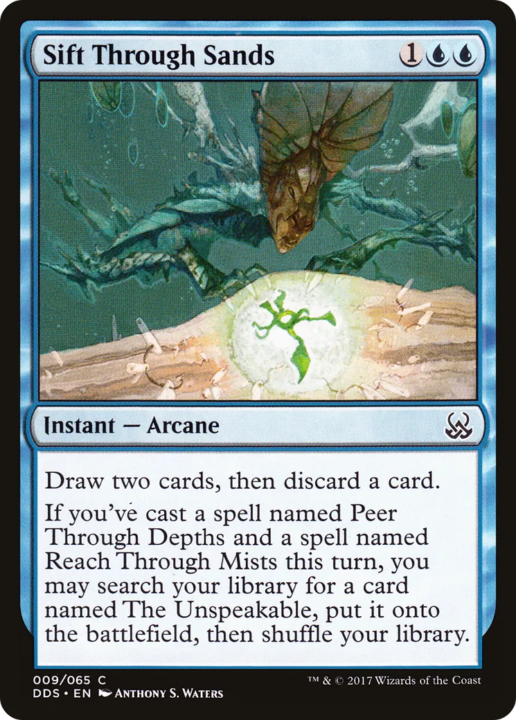 Sift Through Sands — Duel Decks: Mind vs. Might — Magic: The Gathering