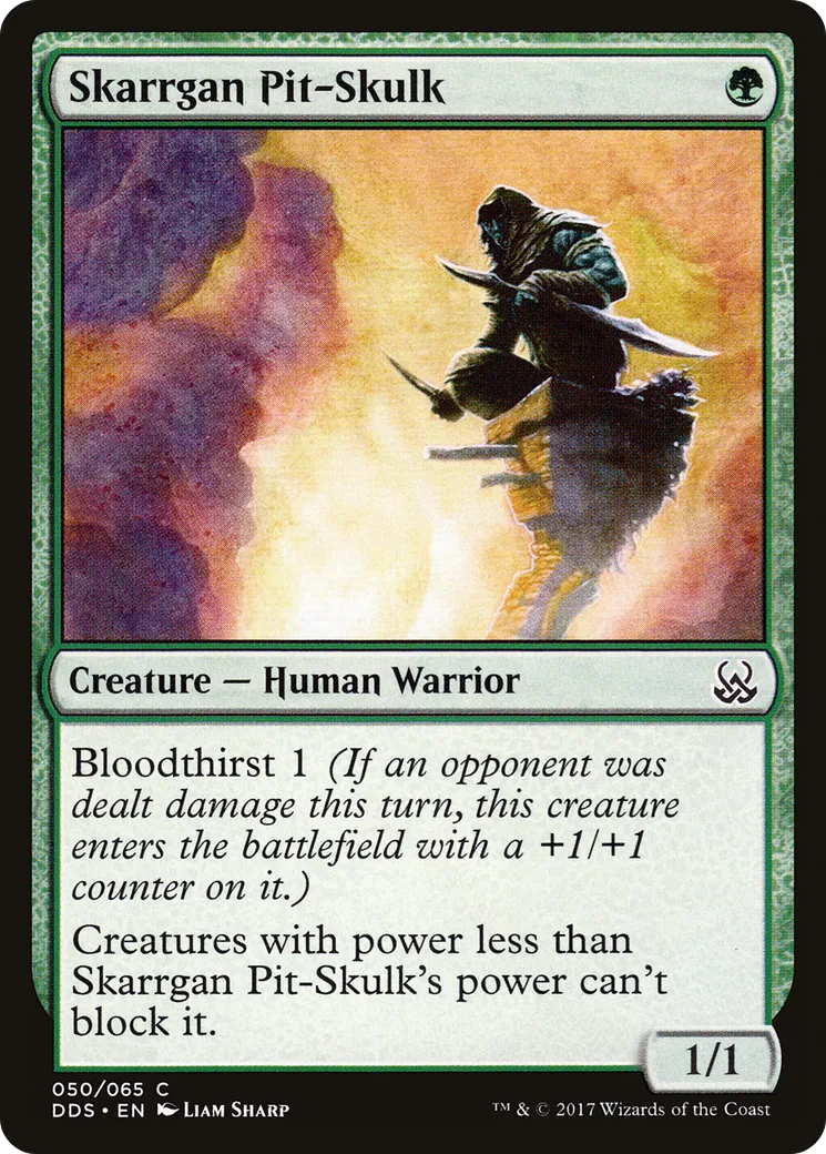 Indolent des fosses skarrgan — Duel Decks: Mind vs. Might — Magic: The Gathering