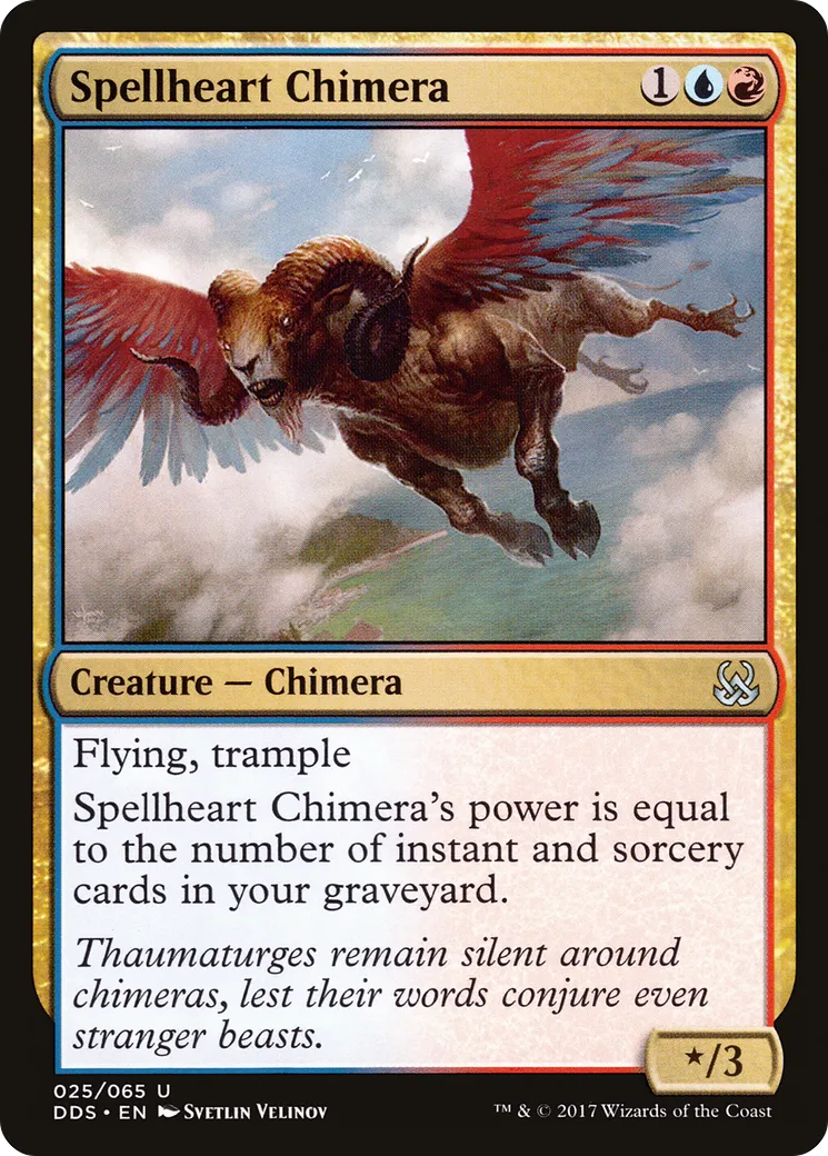 Spellheart Chimera — Duel Decks: Mind vs. Might — Magic: The Gathering