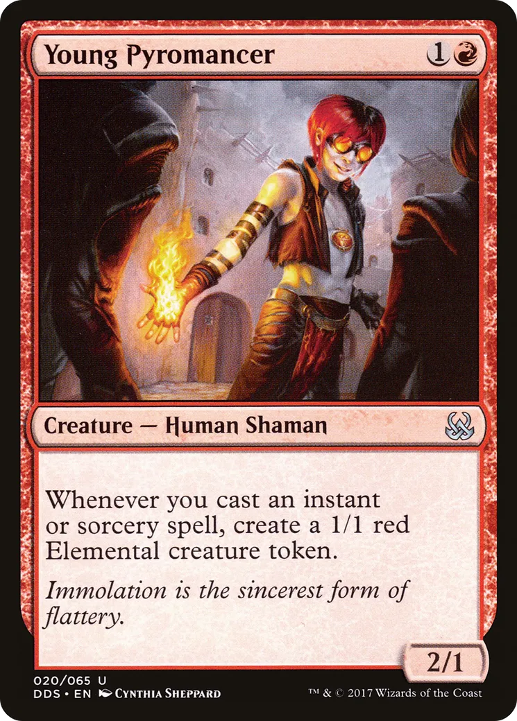 Young Pyromancer — Duel Decks: Mind vs. Might — Magic: The Gathering