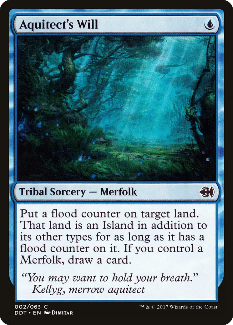 Aquitect's Will — Duel Decks: Merfolk vs. Goblins — Magic: The Gathering