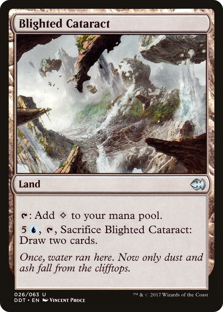 Blighted Cataract — Duel Decks: Merfolk vs. Goblins — Magic: The Gathering