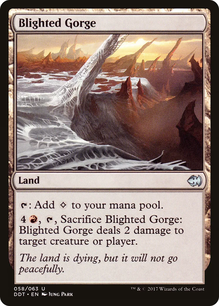 Blighted Gorge — Duel Decks: Merfolk vs. Goblins — Magic: The Gathering