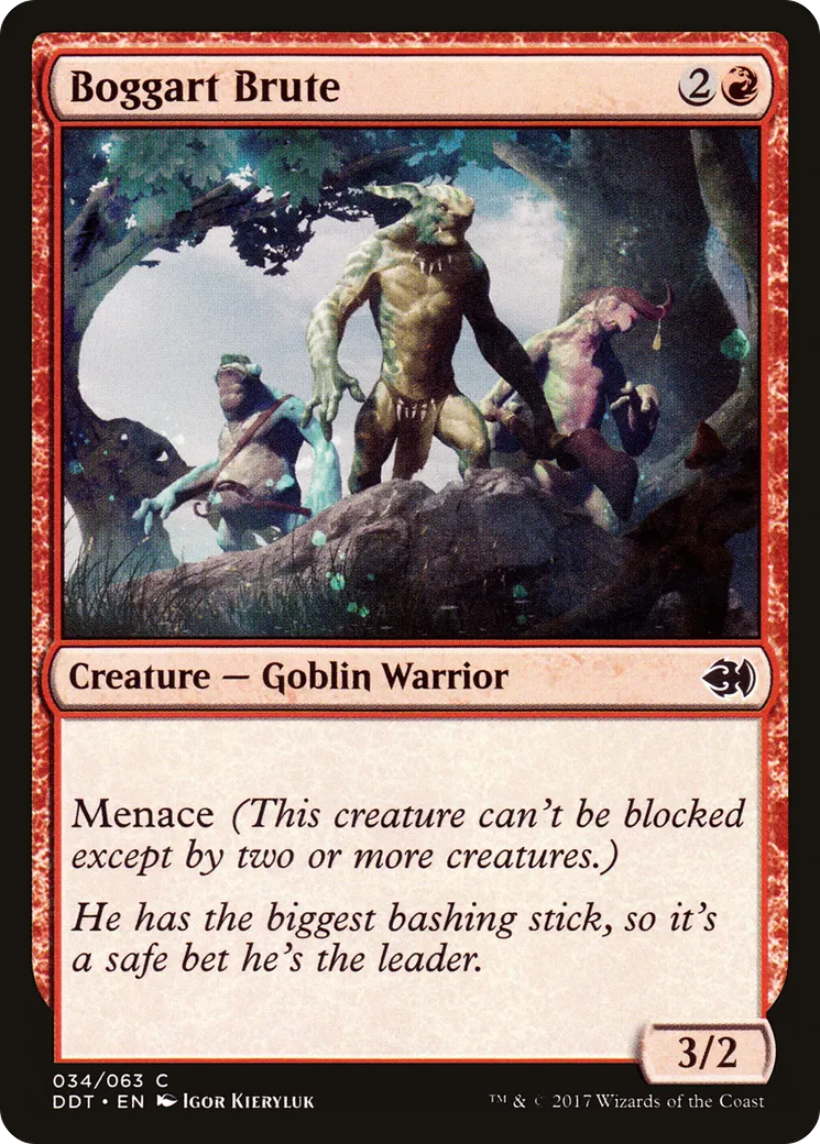 Brute boggarte — Duel Decks: Merfolk vs. Goblins — Magic: The Gathering
