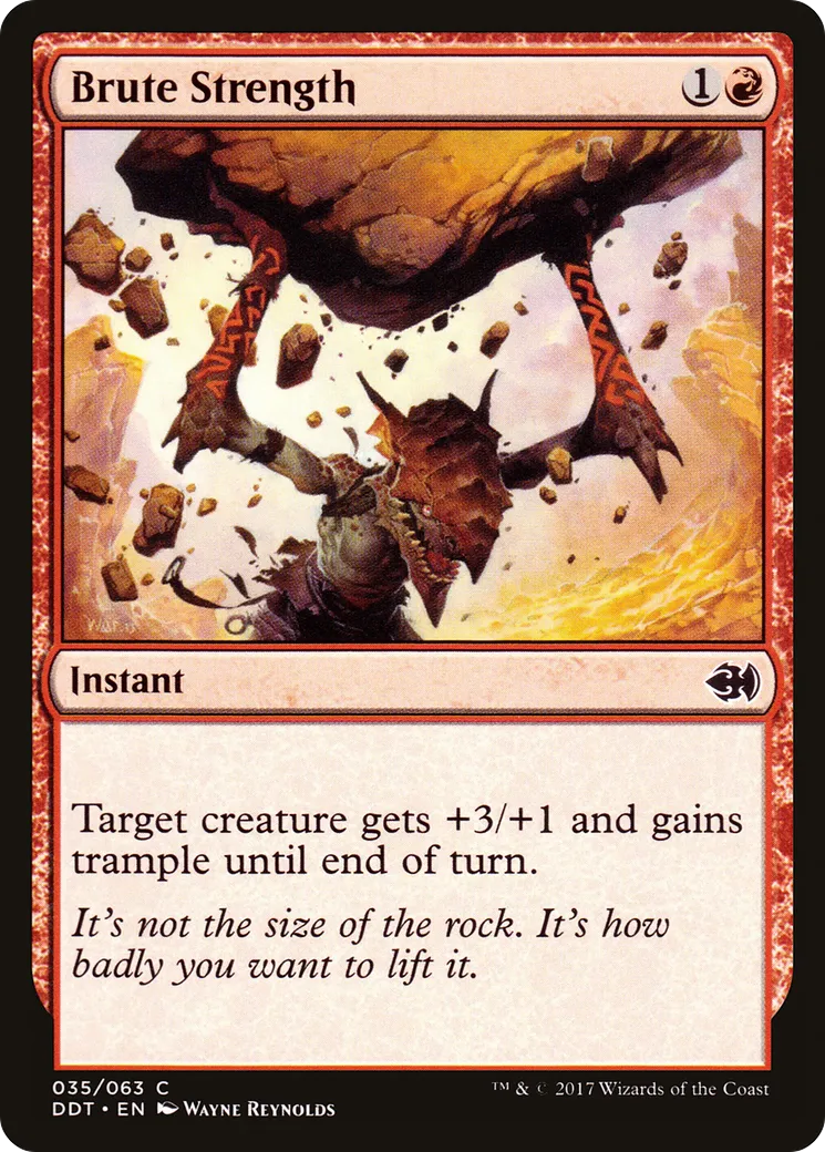 Brute Strength — Duel Decks: Merfolk vs. Goblins — Magic: The Gathering
