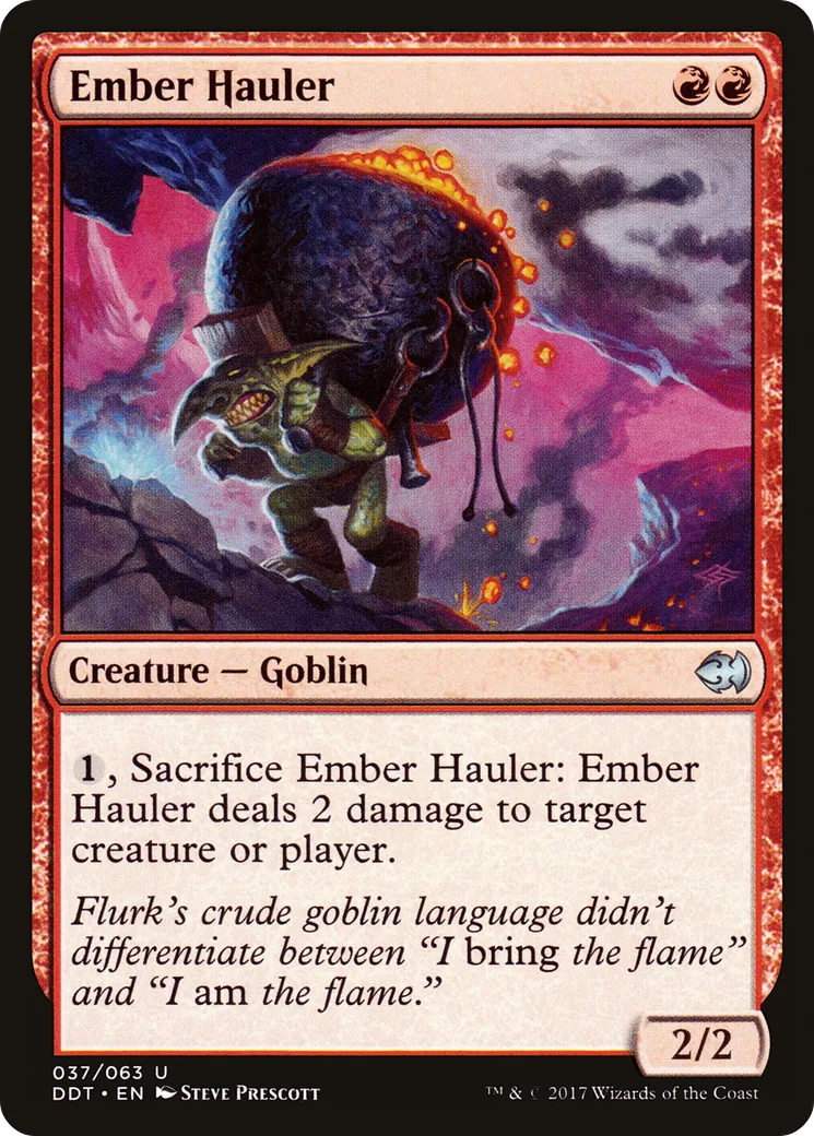 Ember Hauler — Duel Decks: Merfolk vs. Goblins — Magic: The Gathering