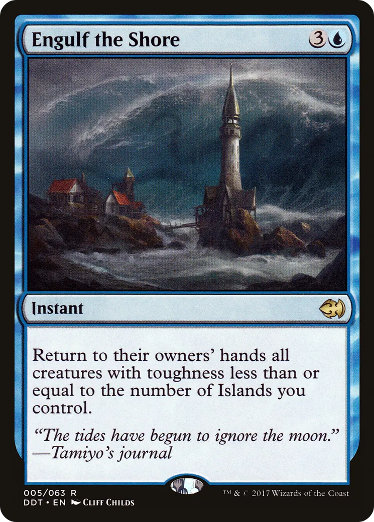 Engloutissement du littoral — Duel Decks: Merfolk vs. Goblins — Magic: The Gathering