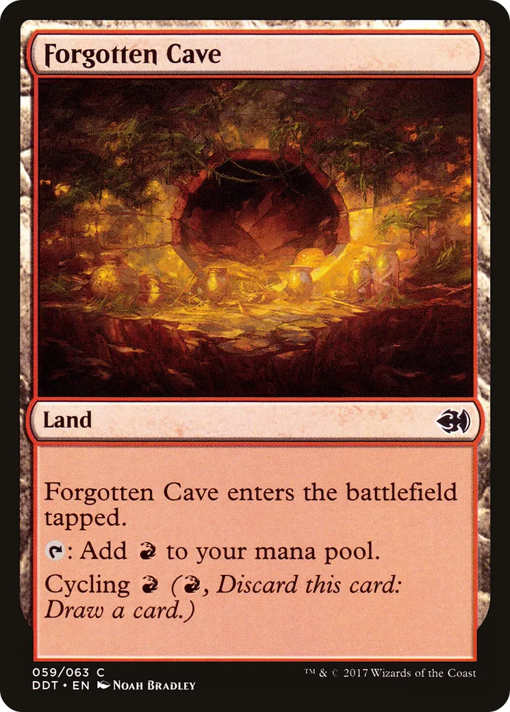 Forgotten Cave — Duel Decks: Merfolk vs. Goblins — Magic: The Gathering