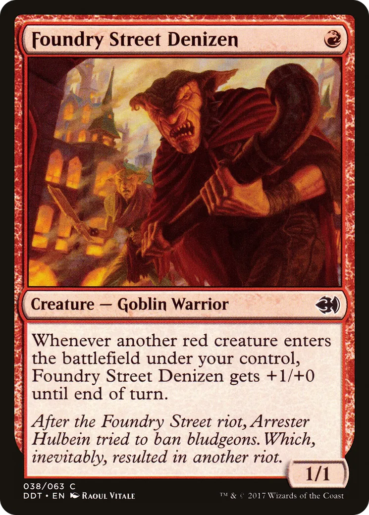 Foundry Street Denizen — Duel Decks: Merfolk vs. Goblins — Magic: The Gathering