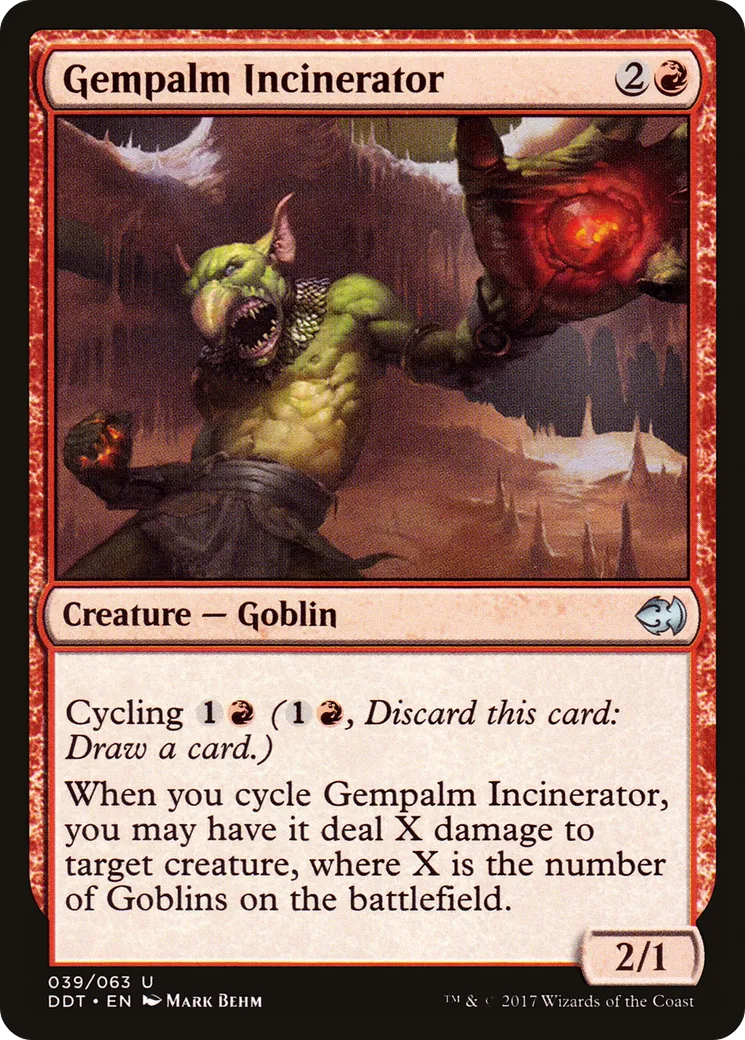 Gempalm Incinerator — Duel Decks: Merfolk vs. Goblins — Magic: The Gathering