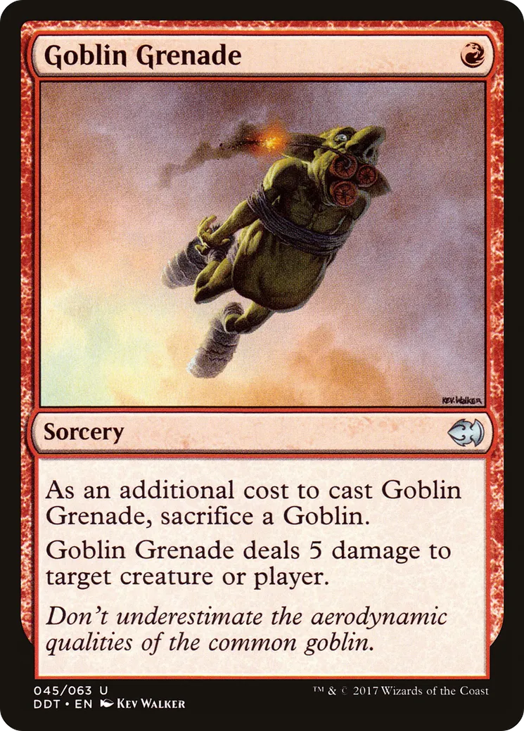 Goblin Grenade — Duel Decks: Merfolk vs. Goblins — Magic: The Gathering