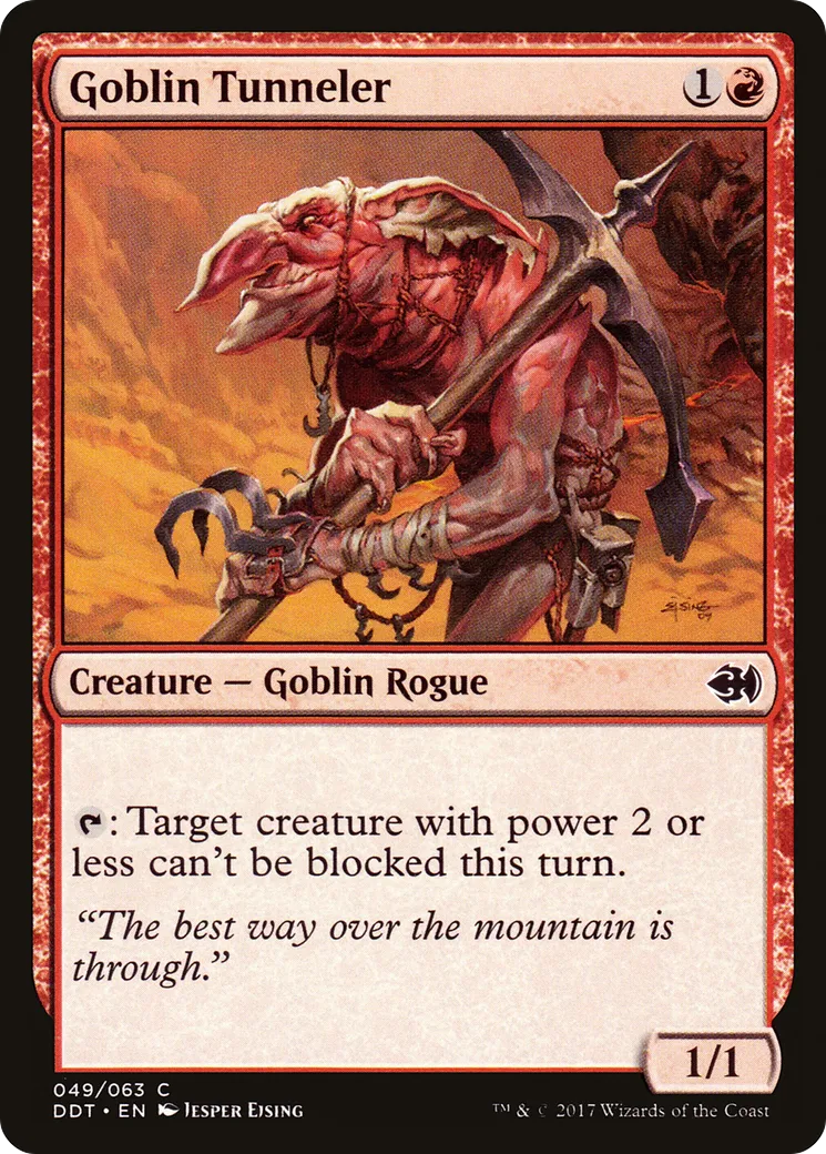 Goblin Tunneler — Duel Decks: Merfolk vs. Goblins — Magic: The Gathering