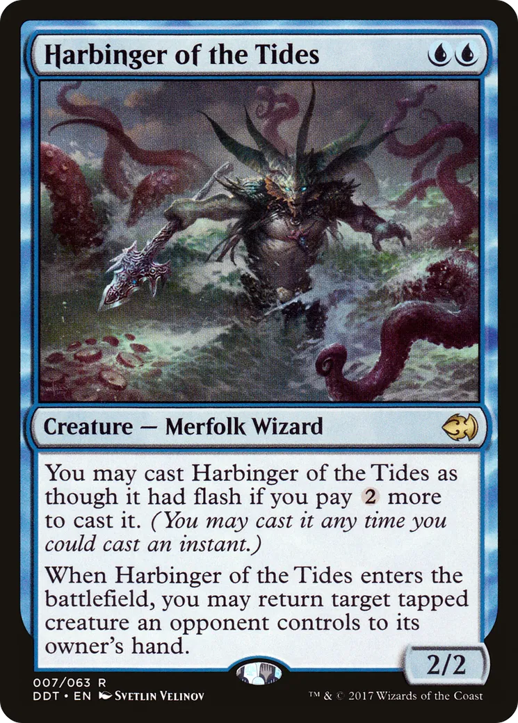 Harbinger of the Tides — Duel Decks: Merfolk vs. Goblins — Magic: The Gathering