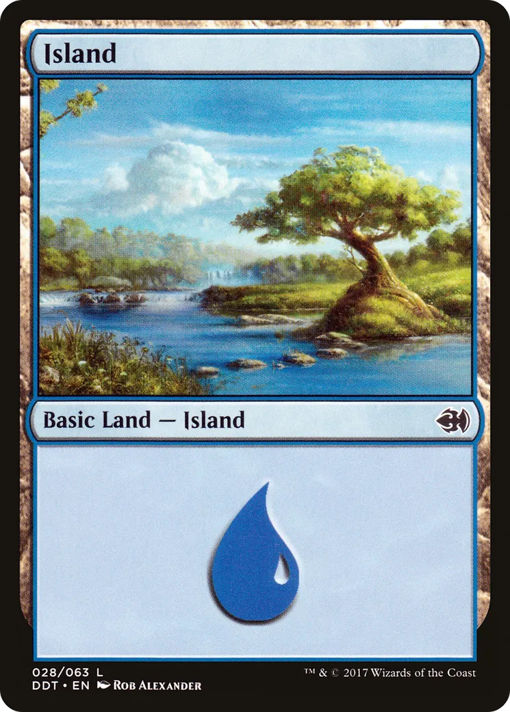 Island — Duel Decks: Merfolk vs. Goblins — Magic: The Gathering
