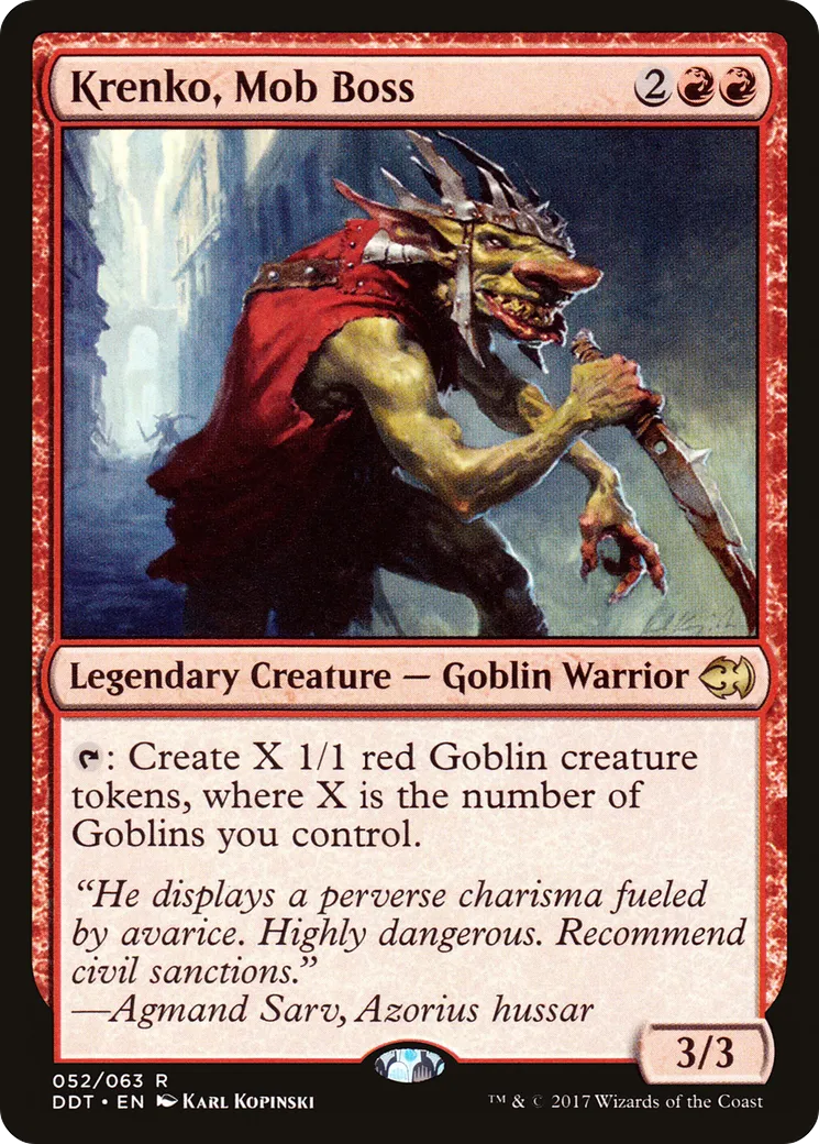 Krenko, Mob Boss — Duel Decks: Merfolk vs. Goblins — Magic: The Gathering