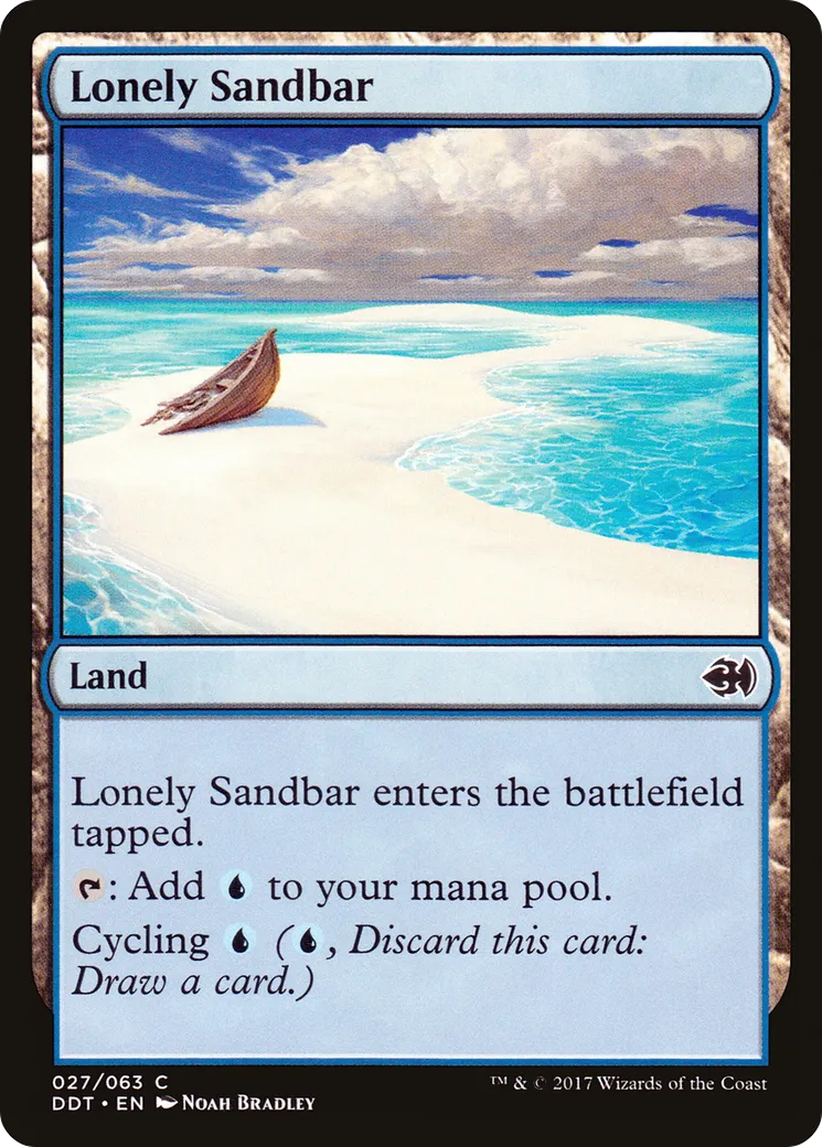 Banc de sable isolé — Duel Decks: Merfolk vs. Goblins — Magic: The Gathering