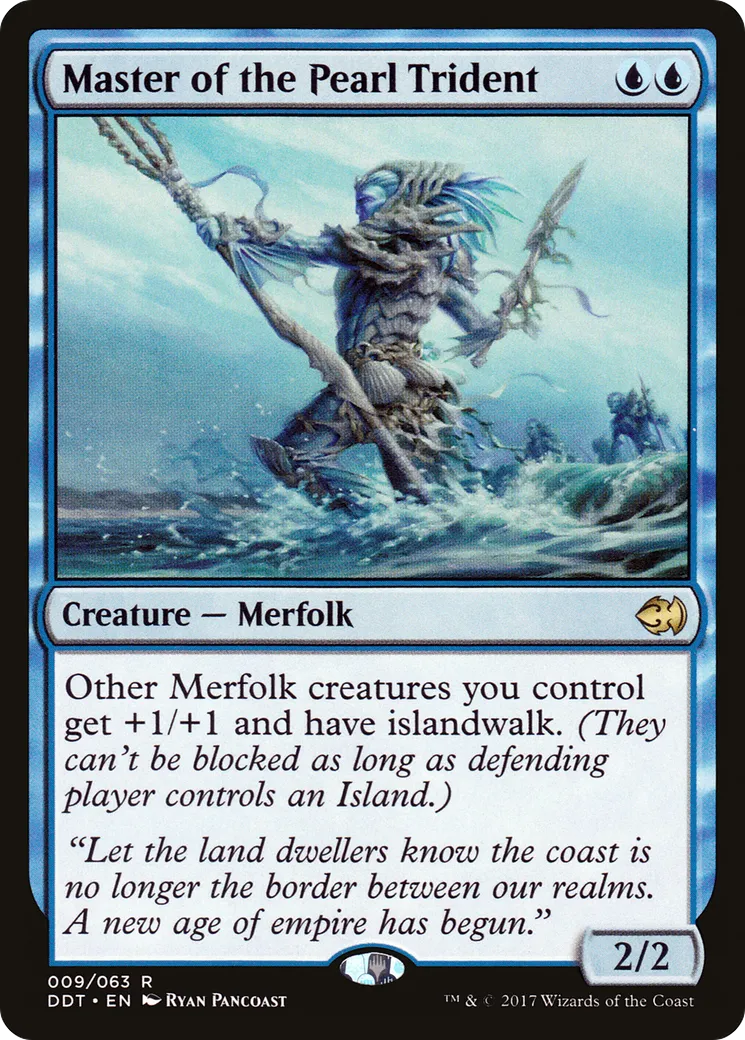 Master of the Pearl Trident — Duel Decks: Merfolk vs. Goblins — Magic: The Gathering