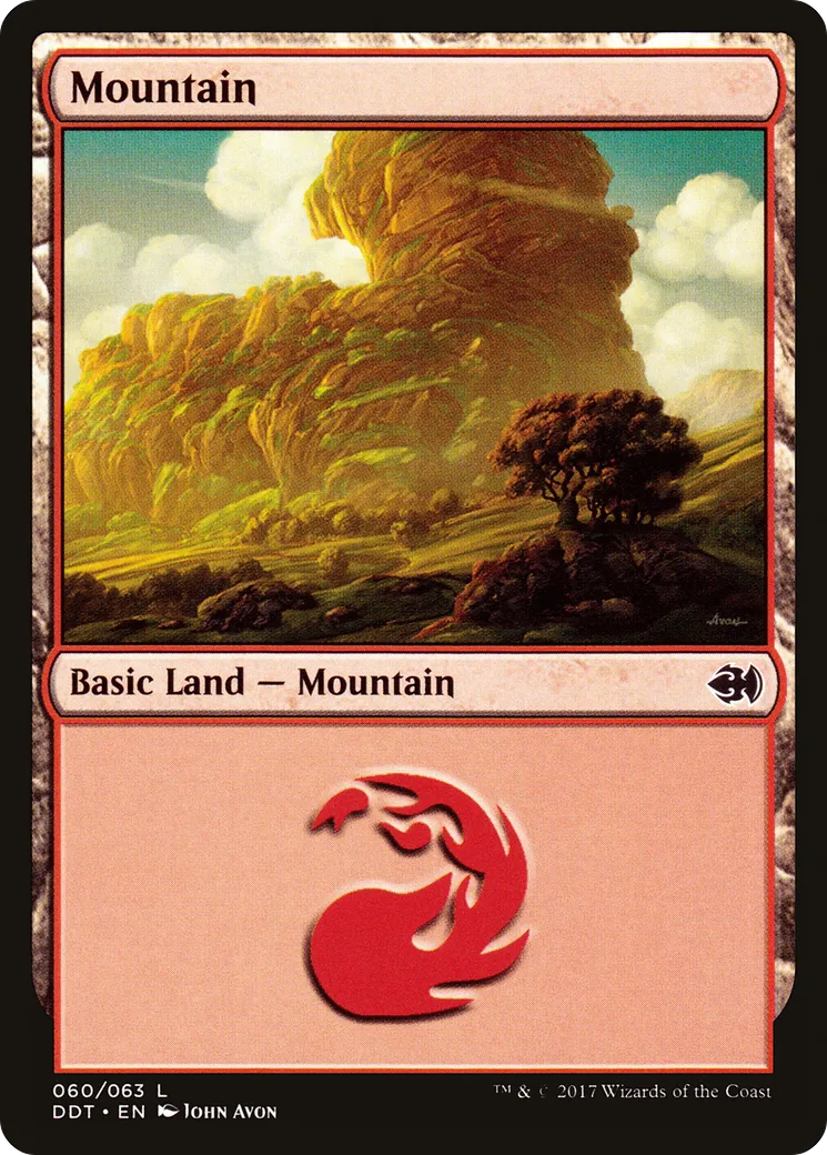 Mountain — Duel Decks: Merfolk vs. Goblins — Magic: The Gathering