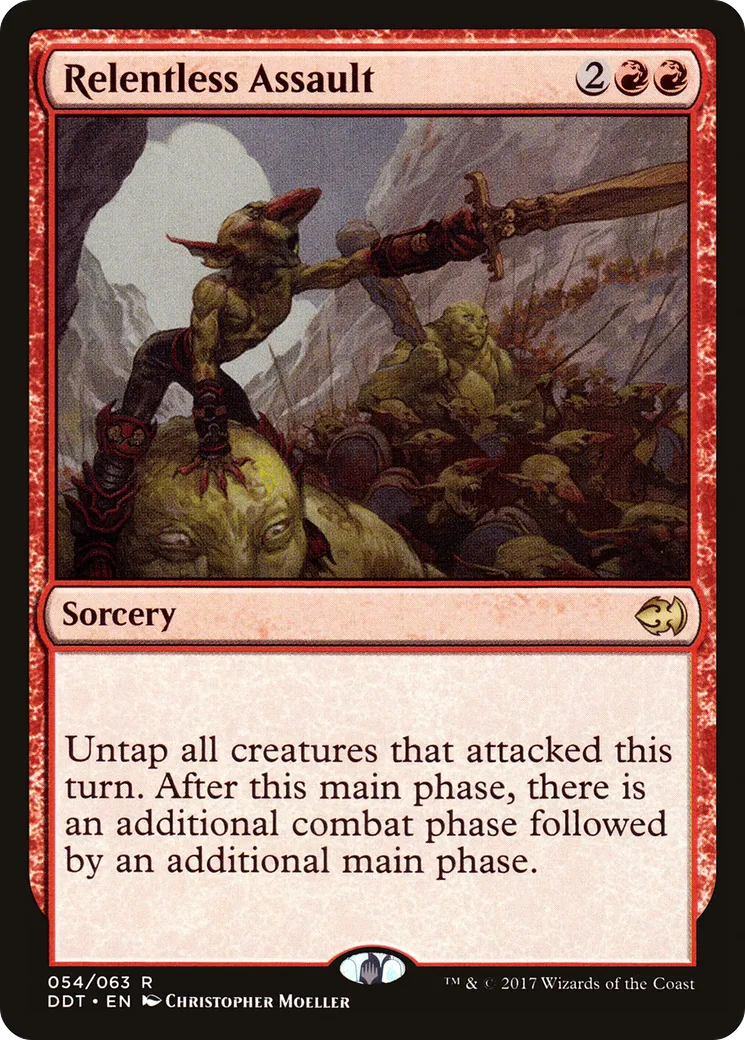 Relentless Assault — Duel Decks: Merfolk vs. Goblins — Magic: The Gathering