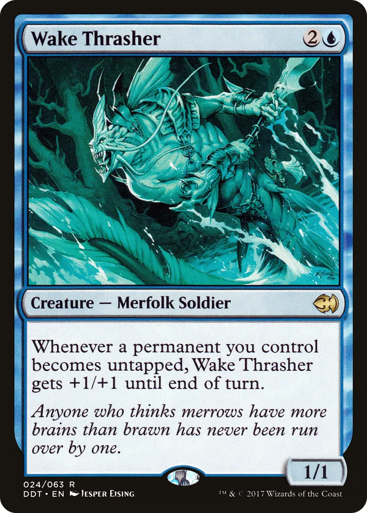 Wake Thrasher — Duel Decks: Merfolk vs. Goblins — Magic: The Gathering